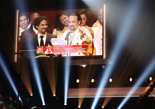 Lin-Manuel Miranda’s ‘Hamilton’ wins Kennedy Prize for&nbsp;Drama