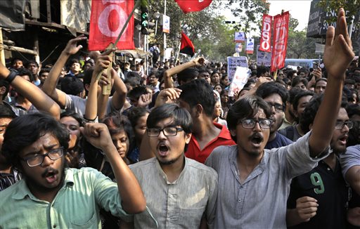 Protests against India student leader’s arrest&nbsp;spread