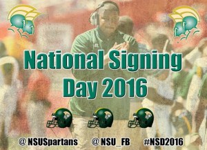 National signing day for football recruits is this Wednesday, and NSUSpartans.com will have all the latest news on the new Spartan signees as the national letters of intent roll in