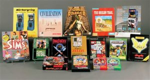 This undated photo released by the The Strong museum shows the 15 finalists of the World Video Game Hall of Fame. The 15 finalists, including "Sonic the Hedgehog," "Space Invaders" and "John Madden Football" for the 2016 class were revealed Tuesday, March 29, 2016. The winners will be inducted May 5 at The Strong museum in Rochester, N.Y. (Bethany Mosher/Video Game Hall of Fame via AP)
