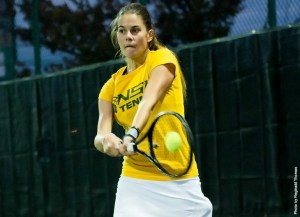 The Norfolk State women's tennis team began MEAC Northern Division play on Saturday, Mar 19, afternoon with a 7-0 shutout of Delaware State at the NSU Tennis Complex. Photo from NSUSpartans.com. 