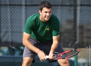Freshman Flavian Fernandez rallied from a deficit in the third set of the last match of the afternoon to give the Norfolk State men's tennis team a 4-3 win over rival Hampton on Tuesday at the NSU Tennis Complex.