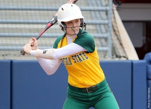 Senior Megan Dunning hit a grand slam for NSU in the second contest, and the Spartans held off the Hornets in the series finale. 