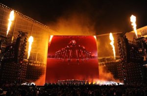 Beyonce performs during the Formation World Tour at Marlins Park on Wednesday, April 27, 2016, in Miami, Florida. (Photo by Frank Micelotta/Invision for Parkwood Entertainment/AP Images) **IMAGE DISTRIBUTED FOR PARKWOOD ENTERTAINMENT - **