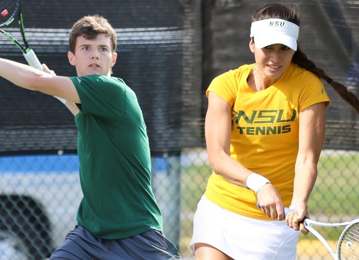 Tennis teams sweep MEAC Weekly&nbsp;Honors