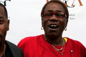 FILE - In this June 16, 2011 file photo, Afeni Shakur, mother of the late Tupac Shakur, attends the 2Pac 40th Birthday Concert Celebration in Atlanta.  Afeni Shakur has died. She was 69 years old. The Marin County, California, Sheriffs Department confirmed her death.  .(AP Photo/ Ron Harris)