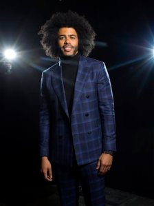 In this May 12, 2016 photo, Tony Award nominee Daveed Diggs in New York. Diggs, 34, plays both Thomas Jefferson and Marquis de Lafayette in the Broadway hit, "Hamilton." (Photo by Scott Gries/Invision/AP)
