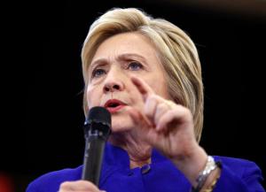 Democratic presidential candidate Hillary Clinton speaks at a rally, Monday, June 6, 2016, in Long Beach, Calif. (AP Photo/John Locher)