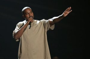 FILE - In this Sunday, Aug. 30, 2015, file photo, Kanye West accepts the video vanguard award at the MTV Video Music Awards at the Microsoft Theater in Los Angeles. The organizers of the Governors Ball said events scheduled to include West and Death Cab for Cutie on Sunday, June 5, 2016, weren't going to be held "due to severe weather and a high likelihood of lightning in the area." (Photo by Matt Sayles/Invision/AP, File)