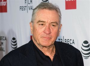 FILE - In this April 21, 2016 file photo, Robert De Niro attends a special 40th anniversary screening of "Taxi Driver" during the 2016 Tribeca Film Festival in New York. De Niro will co-direct a Broadway musical version of the film, "A Bronx Tale." The show will start performances Nov. 3 at the Longacre Theatre. (Photo by Charles Sykes/Invision/AP, File)