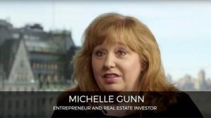 This frame grab from a publicly released video by the Trump campaign shows Michelle Gunn. Donald Trump's campaign sought on June 1 to deflect criticism of his defunct real estate seminars with testimonials from two former students who have business ties to the presumptive Republican presidential nominee. The video recently filmed at Trump Tower in New York features Gunn of Tennessee, who said she made back her Trump University tuition on her very first real estate deal. Not mentioned by the campaign is that the celebrity billionaire previously endorsed a self-help book authored by Gunn's teenage son, titled "Schooled for Success: How I Plan to Graduate from High School a Millionaire." (Donald J. Trump for President via AP)