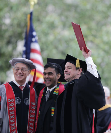 Matt Damon tells MIT graduates to face the world’s&nbsp;problems