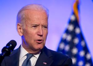 In this photo taken May 9, 2016, Vice President Joe Biden speaks in Washington. Biden is unveiling a public database for clinical data on cancer that aims to help researchers and doctors better tailor new treatments to individuals.  (AP Photo/Manuel Balce Ceneta)