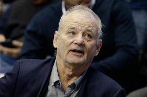 FILE - In this Feb. 24, 2016 file photo, actor Bill Murray attends an NCAA college basketball game between Xavier and Villanova in Cincinnati. Despite his move into serious roles, Bill Murray never stopped making people laugh. Now he’s being honored with the nation’s top prize for comedy. The John F. Kennedy Center for the Performing Arts announced Monday, June 13, 2016, that Murray will be this year’s recipient of the Mark Twain Prize for American Humor. (AP Photo/John Minchillo)