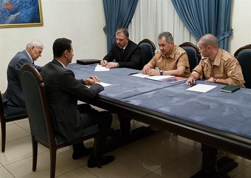 Russia’s defense minister visits Syria, meets&nbsp;Assad