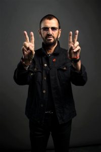 Ringo Starr poses for a portrait on Monday, June 13, 2016, in New York. Starr is currently on a U.S. tour with his All-Starr band, which wraps on July 2 in Los Angeles. He turns 76 on July 7.  (Photo by Scott Gries/Invision/AP)