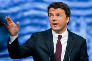 Italian Premier Matteo Renzi speaks at the St. Petersburg International Economic Forum in St. Petersburg, Russia, Friday, June 17, 2016. (AP Photo/Dmitry Lovetsky)