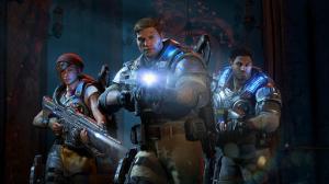 This image released by Microsoft shows a scene from "Gears of War 4."  Composer Ramin Djawadi crafted the score for the game. (Microsoft via AP)