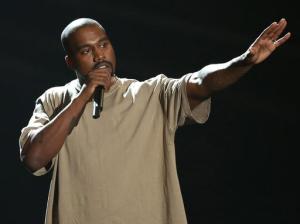 FILE - In this Sunday, Aug. 30, 2015, file photo, Kanye West accepts the video vanguard award at the MTV Video Music Awards at the Microsoft Theater in Los Angeles. West announced on Twitter Aug. 17, 2016, that he will open 21 temporary "Pablo" stores worldwide on the weekend of Aug. 20. (Photo by Matt Sayles/Invision/AP, File)