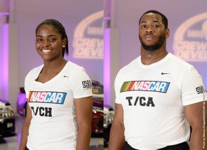 Former Norfolk State University basketball player Brehanna Daniels and football player Lamar Neal are among nine former college student-athletes selected to participate in the NASCAR Drive for Diversity (D4D) Crew Member Development Program.