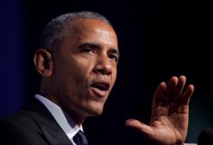 President Barack Obama speaks at the Congressional Black Caucus Foundation's annual Legislative Conference Phoenix Awards Dinner, Saturday, Sept. 17, 2016 in Washington. (AP Photo/Pablo Martinez Monsivais)