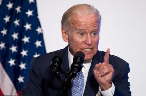Vice President Joe Biden speaks in Washington, Wednesday, Sept. 7, 2016. A new report outlines a scientific roadmap for the White House's cancer "moonshot" initiative, urging research to harness the power of immune-based therapy, and to better tailor treatment by helping more patients get their tumors genetically profiled. The recommendations mark "a bold but feasible scientific proposal," said Dr. Doug Lowy, acting director of the National Cancer Institute, who will send the panel's report to Vice President Joe Biden's cancer moonshot task force. (AP Photo/Cliff Owen)