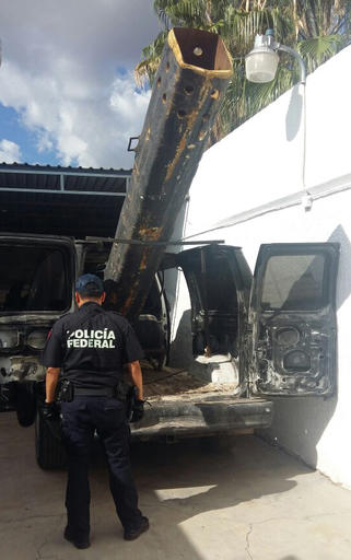 Mexican police: Van with cannon used to shoot drugs to&nbsp;US