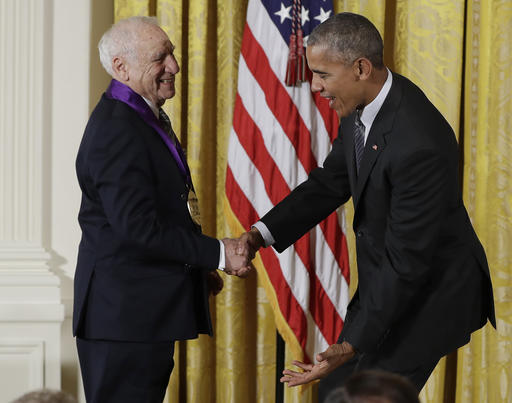Obama honors Mel Brooks, others in arts and&nbsp;humanities