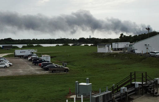 Explosion at SpaceX launch pad destroys rocket,&nbsp;satellite