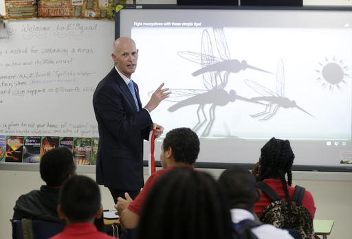 Florida Gov. Scott presses for Zika money, blasts&nbsp;Democrats