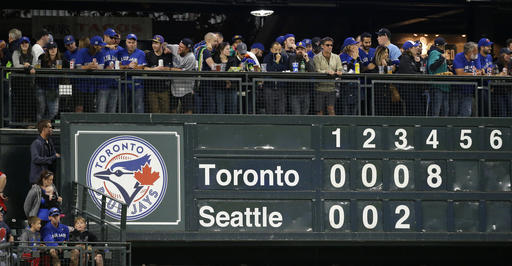 Happ gets 20th win, Jays take over 1st AL wild-card&nbsp;spot