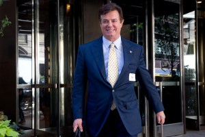 FILE - In this June 9, 2016 file photo, Paul Manafort campaign chairman for Republican Presidential candidate Donald Trump is seen in New York. Manafort helped a pro-Russian governing party in Ukraine secretly route at least $2.2 million in payments to two prominent Washington lobbying firms in 2012, and did so in a way that effectively obscured the foreign political party’s efforts to influence U.S. policy. The revelation, provided to The Associated Press by two people directly involved in the effort, comes at a time when Trump has faced criticism for his praise of Russian President Vladimir Putin. (AP Photo/Mary Altaffer, File)