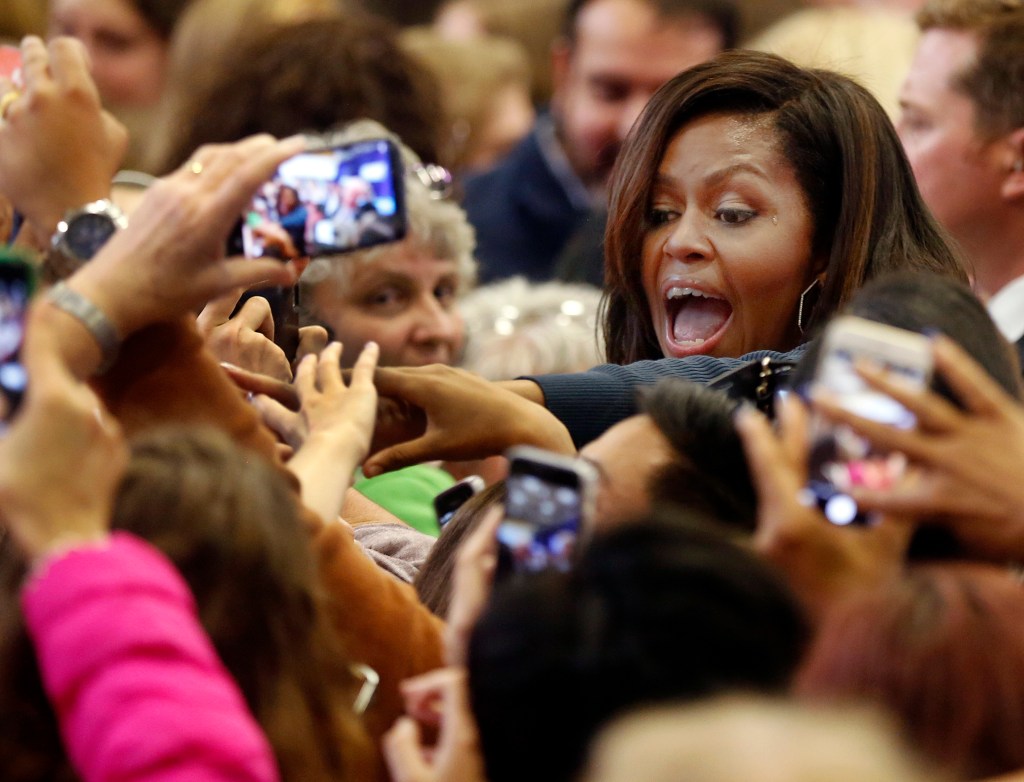 Michelle Obama attacks Trump over sexual assault&nbsp;comments