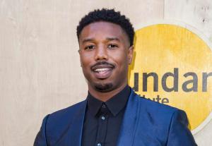 FILE - In this Aug. 11, 2016 file photo, Michael B. Jordan arrives at the Sundance Night Before Next benefit in Los Angeles.  Jordan, Danny Glover and Michael K. Williams take on the issue of racial bias in police shootings with a simple message: “Black is not a weapon," in a 4-minute, black-and-white Public Service Announcement. It features the actors up against a wall to a soundscape of news reports, TV commentators and 911 calls about police encountering black men. (Photo by Willy Sanjuan/Invision/AP, File)