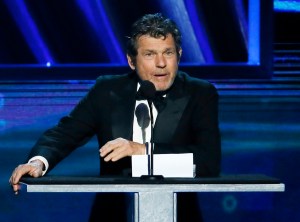 In this April 18, 2013 file photo, "Rolling Stone" magazine editor and publisher, Jann Wenner, speaks during the Rock and Roll Hall of Fame Induction Ceremony in Los Angeles. On Friday, Oct. 28, 2016, jurors viewed Wenner's video deposition where he says that he disagreed with a top editor’s decision to retract an entire article about a gang rape at a University of Virginia fraternity after the story was discredited. University dean Nicole Eramo filed a defamation lawsuit against the magazine over the article. She says it portrayed her as the “chief villain” in the 2014 story. (Photo by Danny Moloshok/Invision/AP, File)