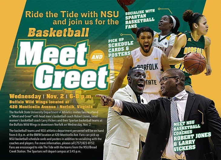 NSU to ride the tide to basketball meet and greet read&nbsp;story