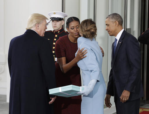 Trump’s big day underway: Tea with Obamas, then the&nbsp;oath