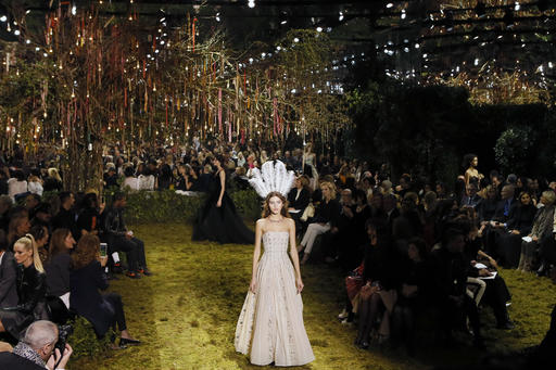 Dior designer debuts Paris couture as Dunst talks girl&nbsp;power