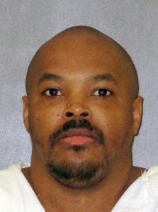 This undated photo provided by the Texas Department of Criminal Justice shows death row inmate Terry Edwards. Edwards, 43, is set for lethal injection on Thursday, Jan. 26, 2017. Attorneys for the Edwards say he didn’t do the 2002 shootings and that he had poor legal help at his trial and in earlier appeals. They want a federal court to stop his lethal injection. (Texas Department of Criminal Justice via AP)