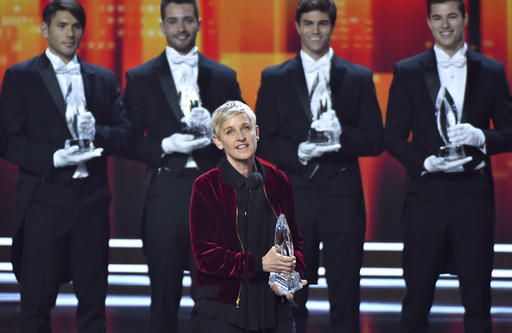 Ellen DeGeneres takes home 3 People’s Choice&nbsp;Awards