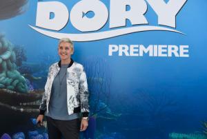 FILE - In this June 8, 2016, file photo, Ellen DeGeneres arrives at the premiere of "Finding Dory" at the El Capitan Theatre in Los Angeles. DeGeneres used the plot of the film on her syndicated chat show Monday, Jan. 30, 2017, to illustrate her stance on President Donald Trump’s recent executive order on immigration and refugees. (Photo by Chris Pizzello/Invision/AP, File)