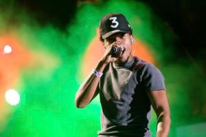 FILE - In this Sept. 4, 2016, file photo, Chance The Rapper performs at The Budweiser Made In America Festival in Philadelphia.  Sturgill Simpson and Chance the Rapper are set to perform at the awards show this month. The Recording Academy announced Thursday that fellow nominee William Bell and Grammy winners Little Big Town and Gary Clark Jr. will also perform on the live telecast on Feb. 12. (Photo by Michael Zorn/Invision/AP, File)