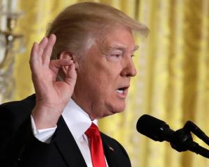 In this Feb. 16, 2017 photo, President Donald Trump speaks during a news conference, in the East Room of the White House in Washington.   Andrew Jackson’s triumph over John Quincy Adams in 1828 bore striking similarities to Donald Trump’s win over Hillary Clinton last year and the president’s team has seized upon the parallels, equating Trump’s message of disruptive economic populism with Jackson’s pledge to represent the common man.   (AP Photo/Evan Vucci)