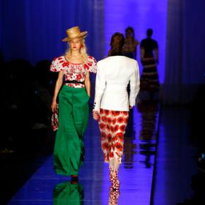 Valentino designer in solo couture debut; Gaultier goes acid