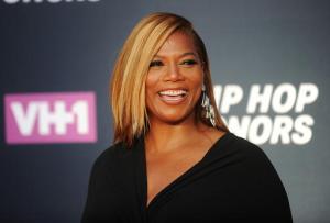 FILE - In this Monday, July 11, 2016, file photo, Queen Latifah arrives at VH1's Hip Hop Honors at David Geffen Hall at Lincoln Center in New York. The Oscar-nominated actress is set to receive the Entertainment Icon award at American Black Film Festival Honors, to be held in Los Angeles on Friday, Feb. 17, 2017. (Photo by Brad Barket/Invision/AP, File)