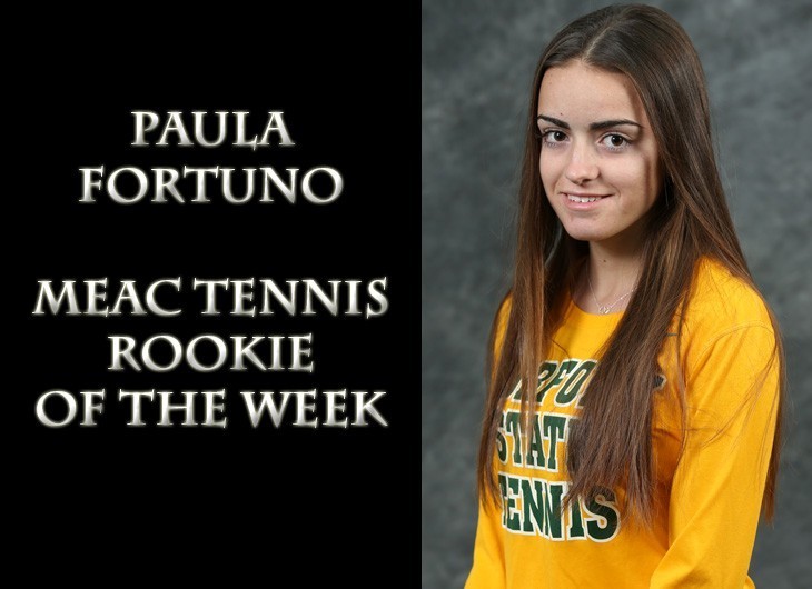 Fortuno earns MEAC Rookie of the Week&nbsp;Honors