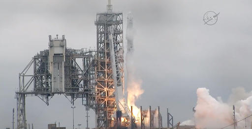 SpaceX launches rocket from NASA’s historic moon&nbsp;pad