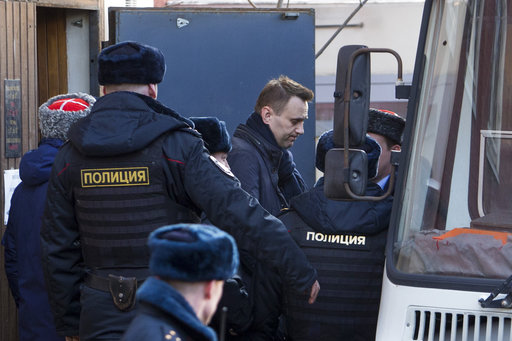 Russian protest leader Alexei Navalny gets 15 days in&nbsp;jail
