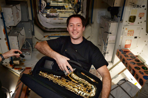 Sax in space: French astronaut delighted with birthday&nbsp;gift