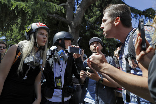 Berkeley protests peaceful as hundreds rally over&nbsp;Coulter